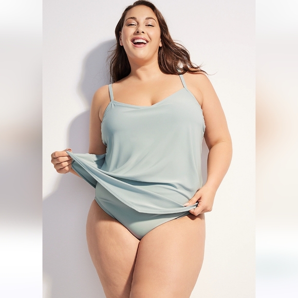 NWT Maurices Set Bikini 2X Matching Swimwear Jade Mist Summer Plus Q-2334 - Picture 6 of 10